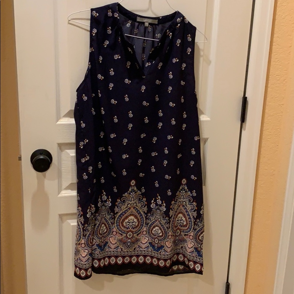 Sleeveless cotton dress